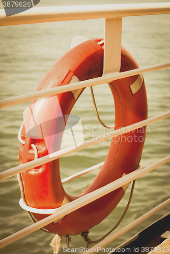 Image of Lifebuoy on board