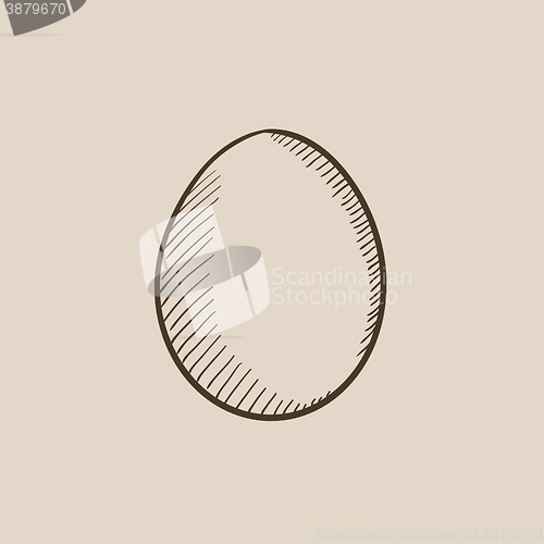 Image of Egg sketch icon.