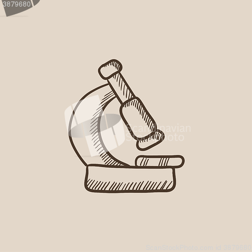 Image of Microscope sketch icon.