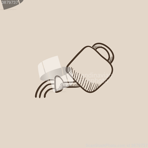 Image of Watering can sketch icon.