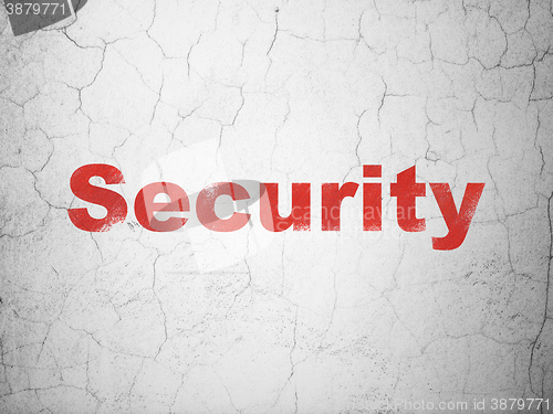 Image of Privacy concept: Security on wall background