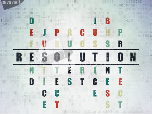 Image of Law concept: Resolution in Crossword Puzzle