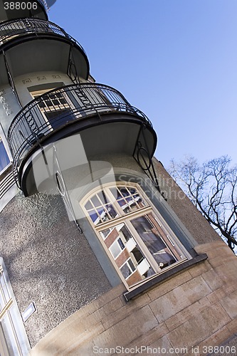 Image of Old fancy residential building