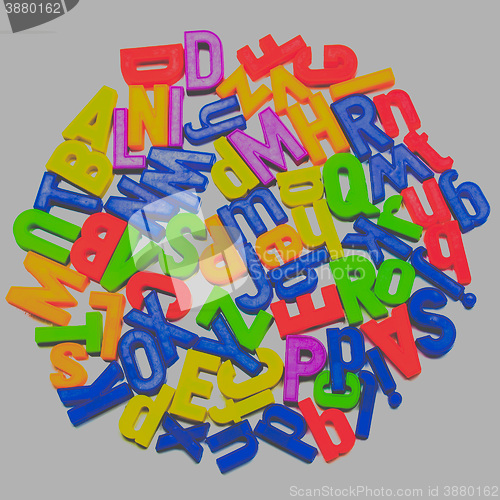 Image of Letters of the English alphabet