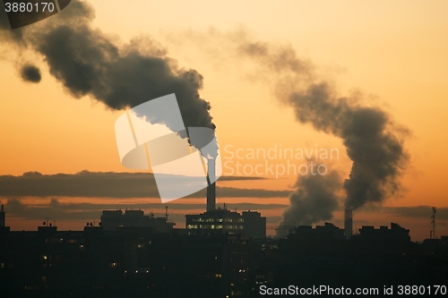 Image of Smoking power plant