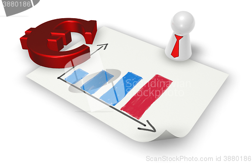 Image of euro symbol - 3d rendering