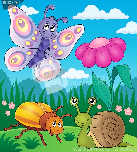 Image of Spring animals and insect theme image 2