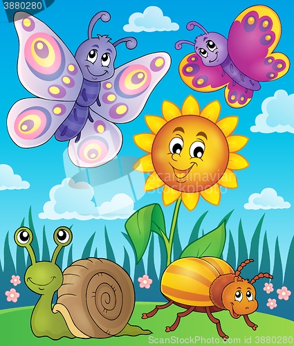 Image of Spring animals and insect theme image 3