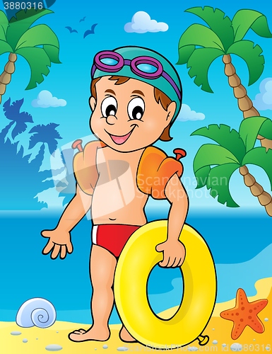 Image of Little swimmer theme image 2