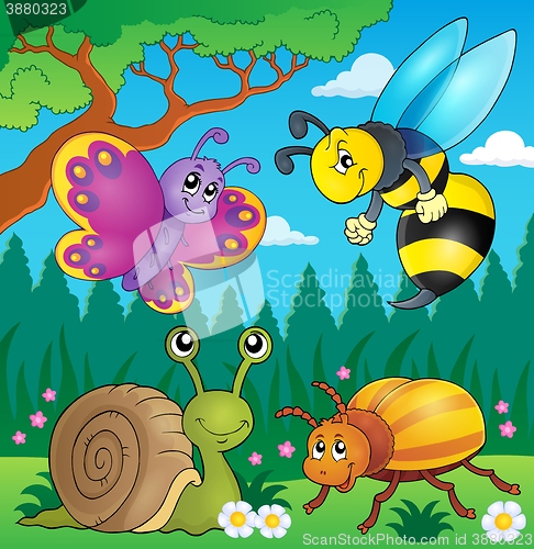 Image of Spring animals and insect theme image 4