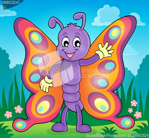 Image of Cheerful butterfly theme image 2