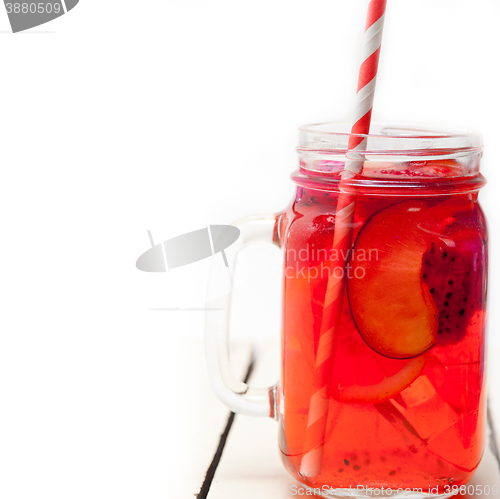 Image of fresh fruit punch drink