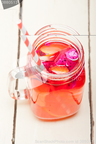 Image of fresh fruit punch drink