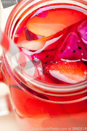 Image of fresh fruit punch drink