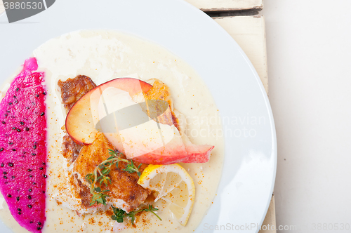 Image of sea bream fillet butter pan fried 