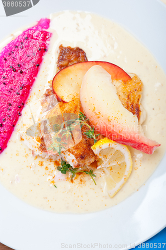 Image of sea bream fillet butter pan fried 