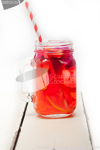 Image of fresh fruit punch drink