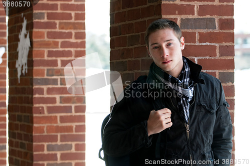 Image of College Student on Campus