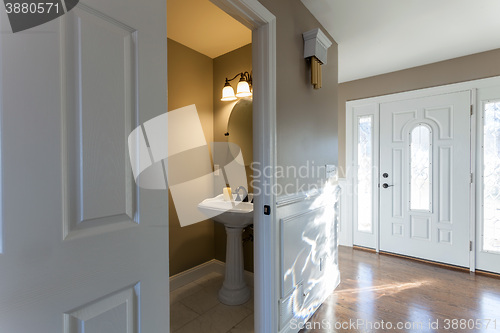 Image of Home Bathroom Entryway Interior