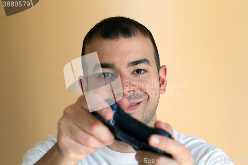 Image of Man Playing Video Games