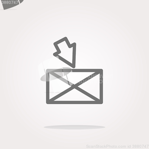 Image of mail Icon. mail Icon Vector. mail Icon Art. mail Icon logo. mail Icon Sign. mail Icon Flat. mail Icon design. mail icon app. mail icon UI. mail icon web. mail icon gray