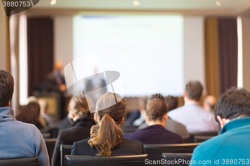 Image of Audience in the lecture hall.