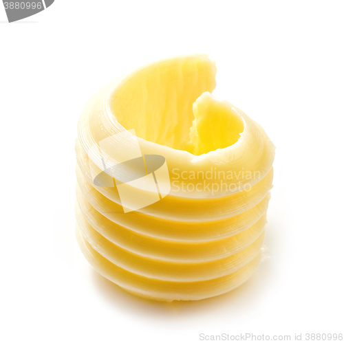 Image of curl of butter