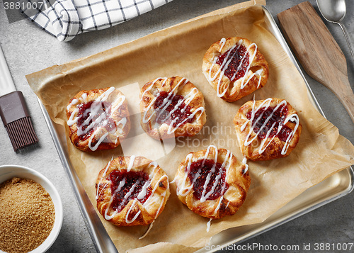 Image of freshly baked sweet buns