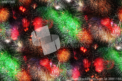 Image of Fireworks as seamless background