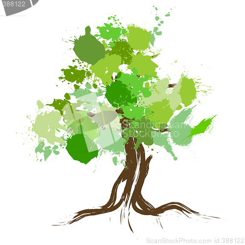 Image of vector tree design