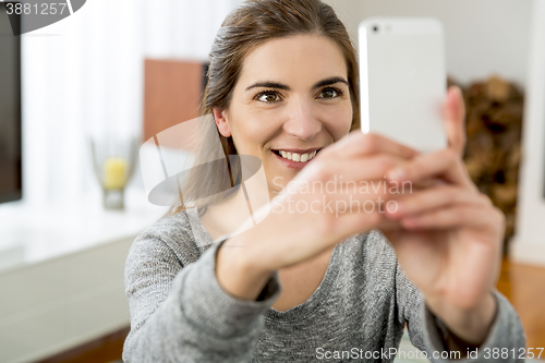 Image of A selfie at home