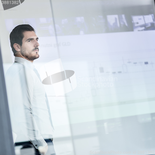Image of Business presentation on corporate meeting.