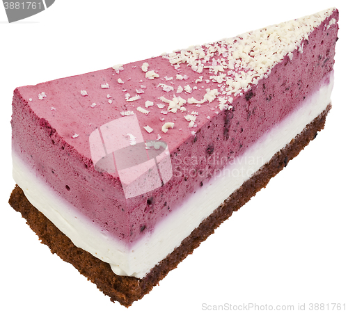 Image of Strawberry Cream Cake Slice Cutout