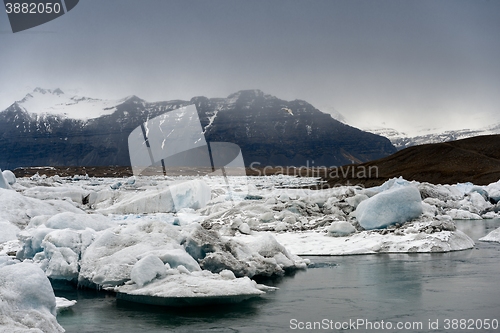 Image of Icebergs at glacier lagoon 