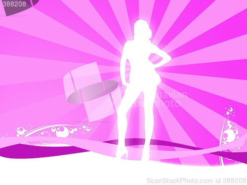 Image of woman silhouette