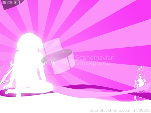 Image of woman silhouette
