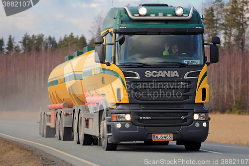 Image of Scania V8 Tank Truck Trucking 