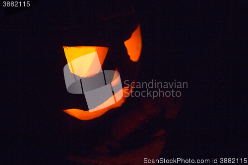 Image of Pumpkin at night for Halloween