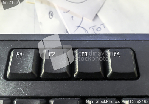 Image of F keys of a pc keyboard