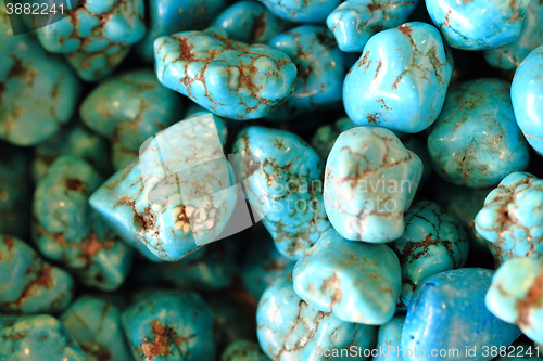 Image of turquoise mineralbackgroun