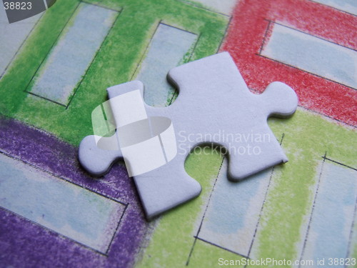 Image of Lonely white puzzle