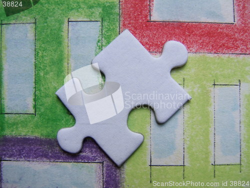 Image of Lonely white puzzle