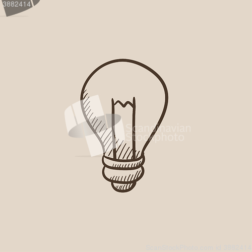 Image of Lightbulb sketch icon.