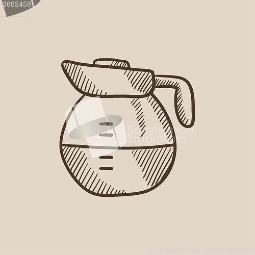 Image of Carafe sketch icon.