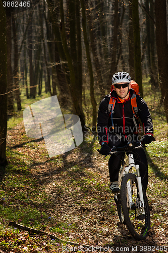 Image of Rider in action at Freestyle Mountain Bike Session