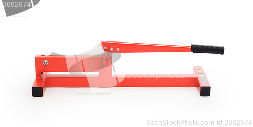 Image of Red tool for cutting laminate