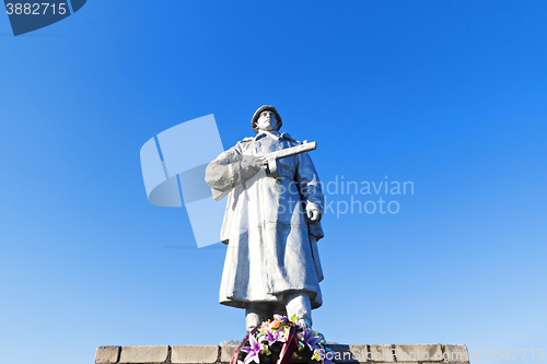 Image of Monument to Soviet warrior