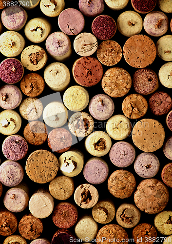 Image of Wine Corks Background