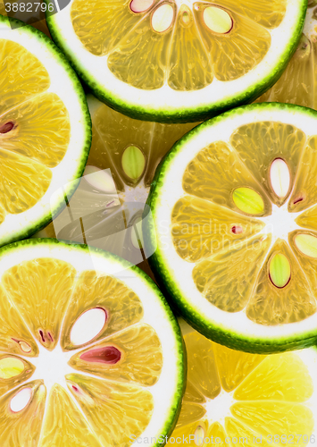 Image of Green Lemons Background