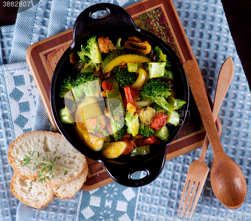 Image of Colorful Vegetables Ragout